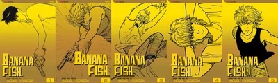 Banana Fish Volumes 1-5 Set. English VIZ Media! 5 book collection.