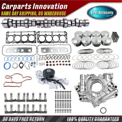 MDS Lifters Camshaft Kit Pistons & Rings Sets for Chrysler Dodge Ram 5.7L HEMI