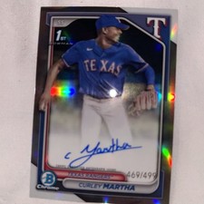 2024 Bowman Chrome-Prospect 1st Auto Curley Martha #CPA-CM Refractor /499