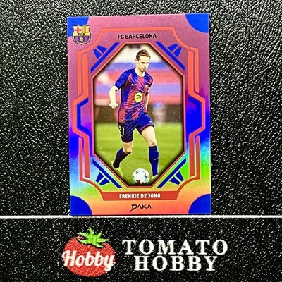 FRENKIE DE JONG /75 PINK REFRACTOR DAKA TOP AUDIENCE 2025-26 BARCELONA
