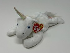 NEW w/ Tags - TY Beanie Babies Mystic the Unicorn Rainbow - RARE Tag Error