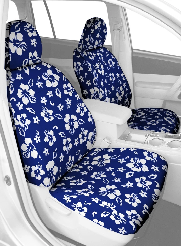 CalTrend Car Seat Covers Fit Volkswagen Beetle 2004-2010 Hawaii Blue NeoSupreme - Image 2 of 4