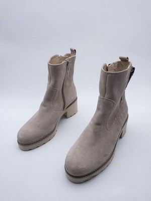 Gabor Damen Plateau Stiefelette Boot Stiefel beige Leder Gr. 38 EU Art. 38392-56