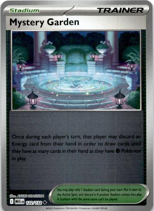 Mystery Garden 194/217 Uncommon Ascended Heroes Pokemon Reverse Holo Near Mint