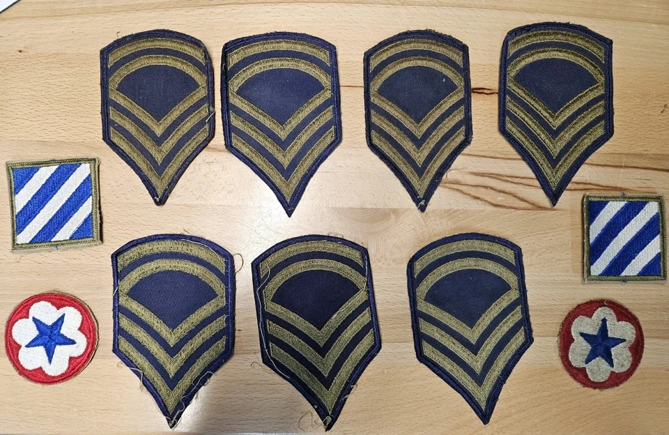 11 pcs Vintage Military Badges Patches Sew-On For Clothes Patches - Pre-owned - Image 2 of 4