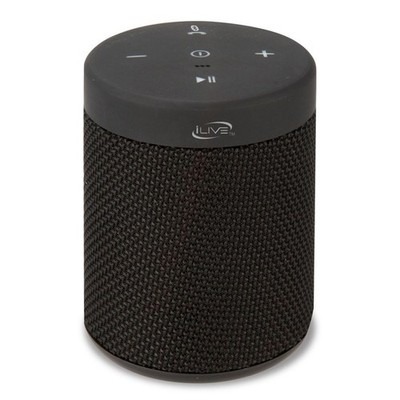 iLive Electronics Waterproof Fabric Wireless Speaker, 2.56 x No Size, Black 