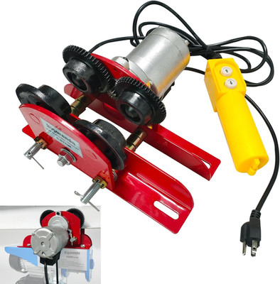 1100LB Electric Trolley for Power Hoist,2.68-4.33'' Adjustable Beam Flange Width