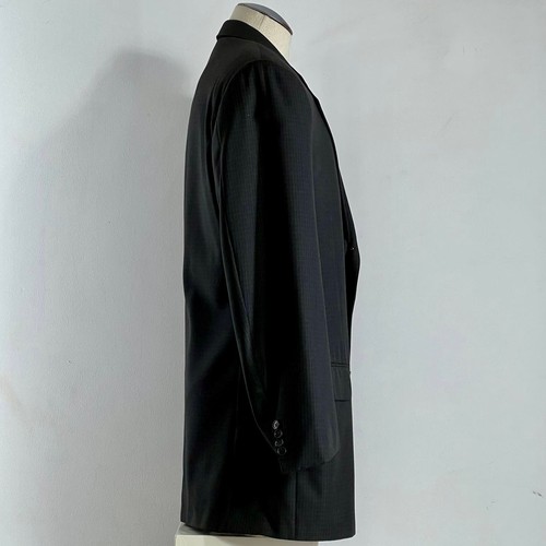 Corneliani Made In Italy Herren Dunkelgrau Wolle Blazer Sport Mantel Anzug Jacke 46 L - Bild 12 von 15