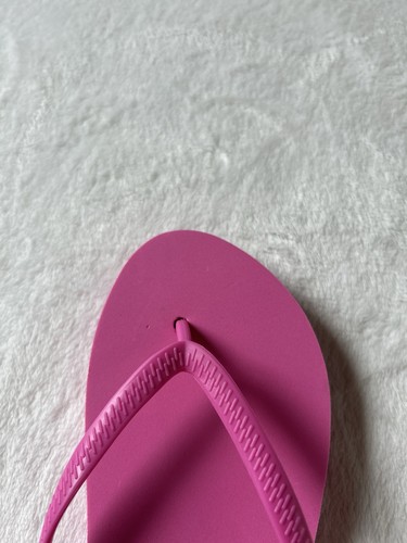 No Boundaries rosa Damen-Flip-Flop-Sandalen Reise Strand Pool Größe 9 neu mit Etikett - Bild 13 von 14