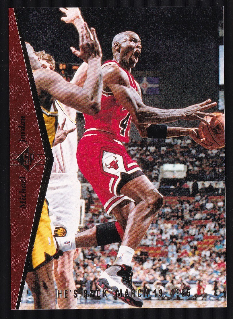 1994-95 Upper Deck SP Red Foil He's Back" #MJ1 Michael Jordan Chicago Bulls HOF
