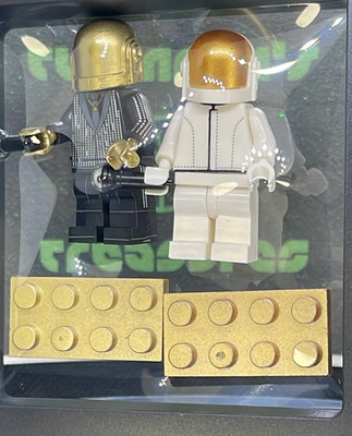 BRAND NEW IMPORT! CHROMEDOME Customs DAFT PUNK SET #1 (2 Minifigures) MINT!