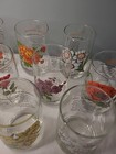 Complete Set of 12 Brokway Flower of the Month Drinking Glasses    VTG — photo 9