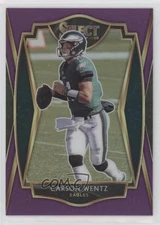 2020 Panini Select Premier Level Purple Prizm 45/75 Carson Wentz #116 0yp5