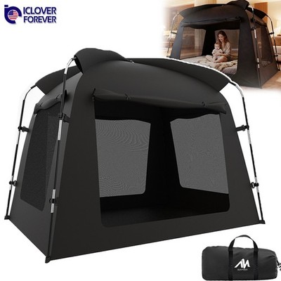 Bed Tent Indoor Dream Space Privacy Sleeping Shelter Black Out Portable Canopy