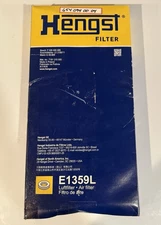 Hengst E1359L Air Filter for Mercedes-Benz GLE450 GLS450 AMG GT 53 new in box