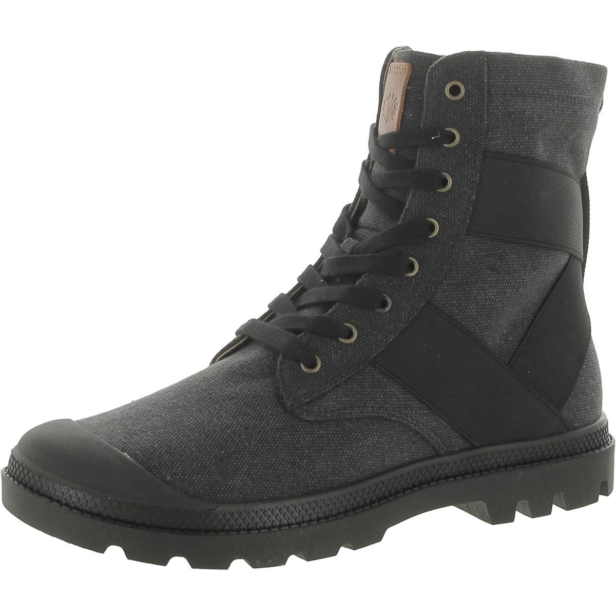 Женские ботинки PLATON черного цвета в армейском стиле на шнуровке Yellow Box 7 Medium BM BHFO 5940 3890₽