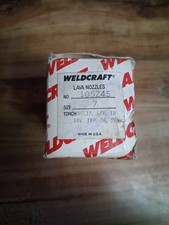 Lot of 6 Weldcraft Lava Ceramic TIG (GTAW) welder Welding Nozzels