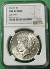 1926 S $1 Peace Dollar - NGC Certified Uncirculated Details - Cleaned