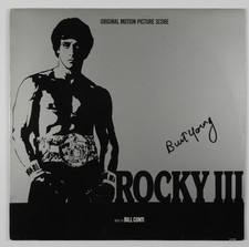 Rocky III Burt Young JSA Signed Autograph Record Vinyl Soundtrack
