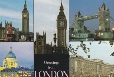 Postkarten - Postkarte - England - London - Stadtbilder - unversandt -