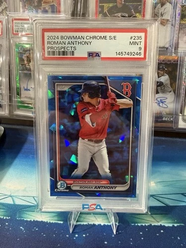 2024 Bowman Chrome Sapphire Edition Prospects Roman Anthony PSA 9