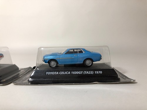 TOYOTA CELICA 1600 GT (TA22) 1970 Blue-metallic 1/64 ×2 KONAMI JAPAN - Picture 3 of 11