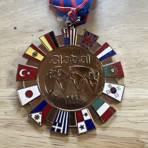 International Medal with ribbon (Global 3) 2-1/2" - Picture 5 of 14