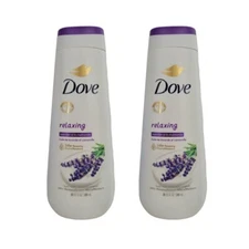 Dove Relaxing Body Wash Lavender Oil & Chamomile Cleanser, 20 oz ( 2 Pack )