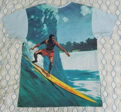 Vintage 90s Polo Sport Ralph Lauren Surfing All Over Print T Vintage 90s Polo Sport Ralph Lauren Surfing All Over Print T