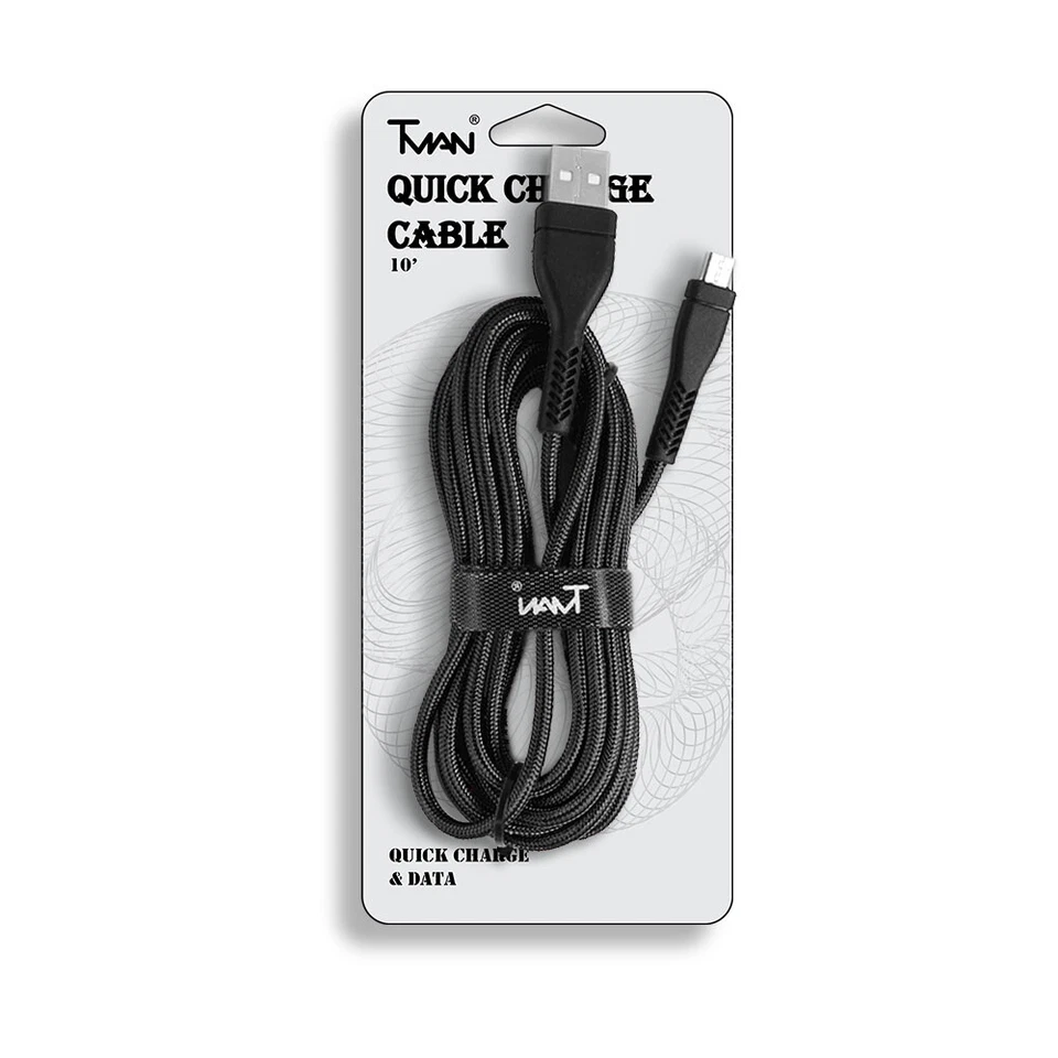 10ft Long USB Cord for Verizon Jetpack 4G LTE Mobile Hotspot MiFi 6620 6620L - Image 2 of 3