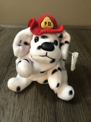 stuffed dalmatian fire dog