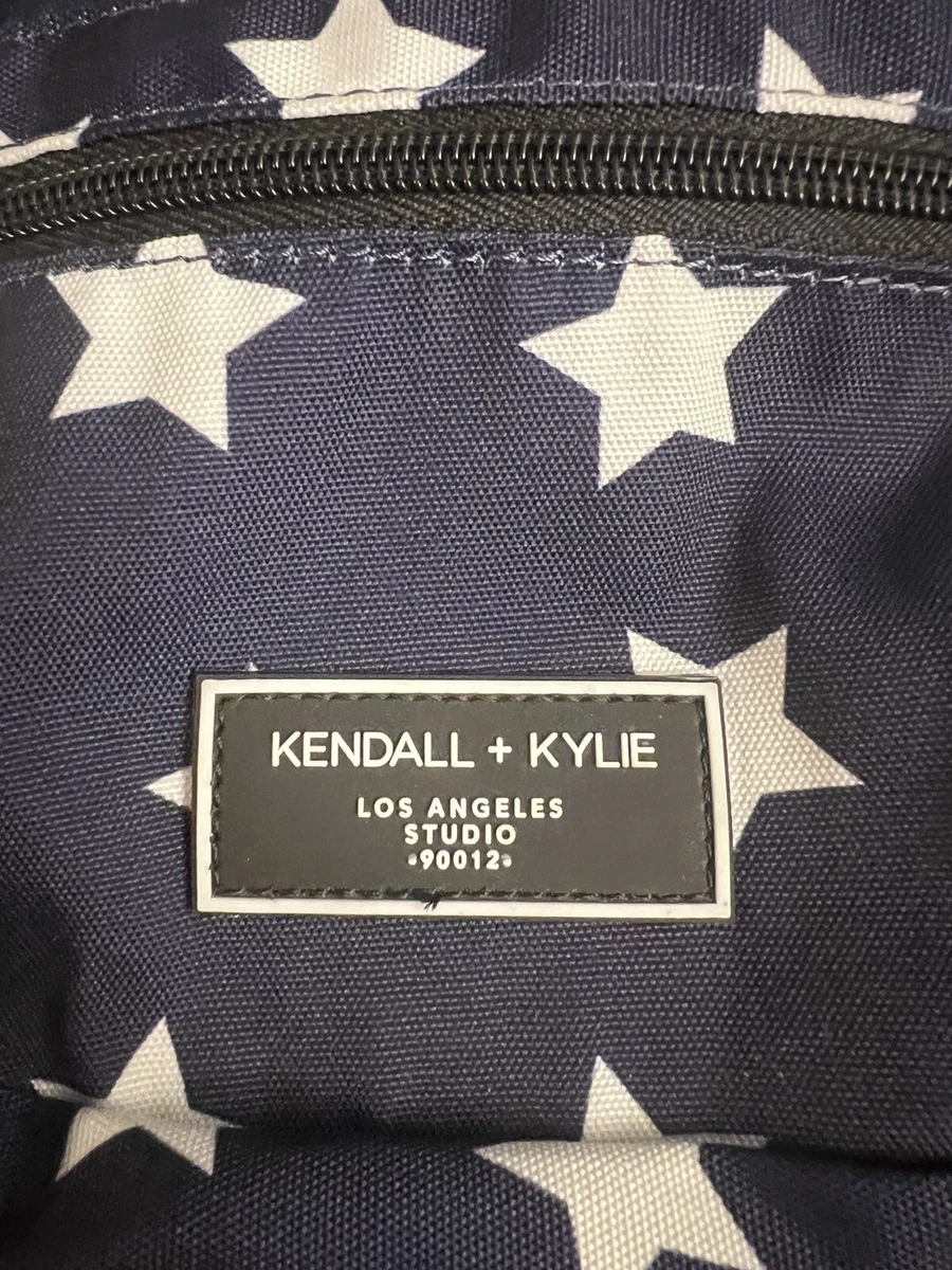 LIMITED Kendall Kylie Jenner Los Angeles mini backpack Blue W white Stars