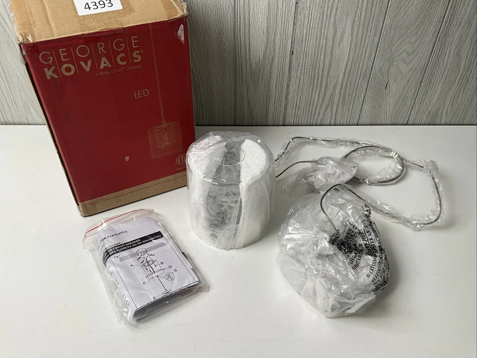 George Kovacs Wild Gems 5" Mini Colgante P1470-077-L Cromo, Vidrio y Cristal 6.5W Foto 2 de 4