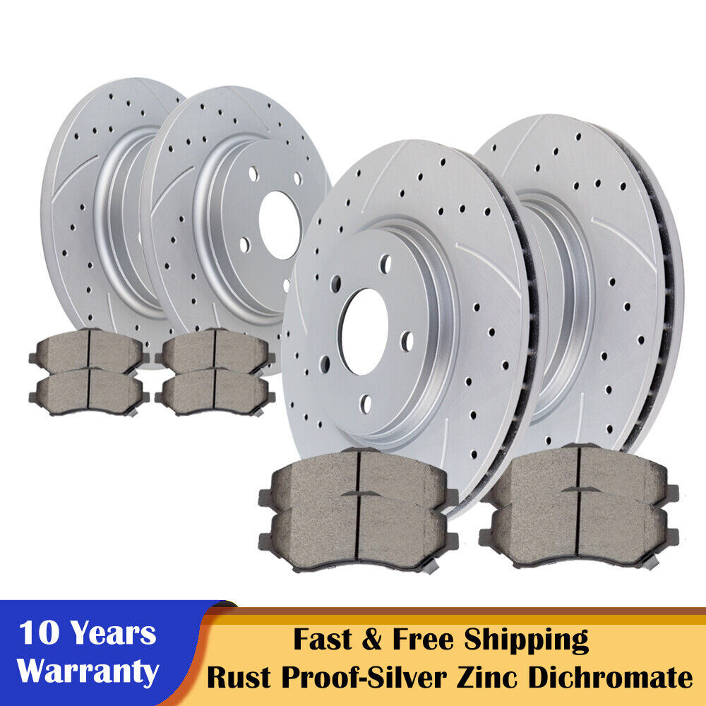 Rear Dsc Brake Rotors for Chrysler Town & Country 12-16 Dodge Journey