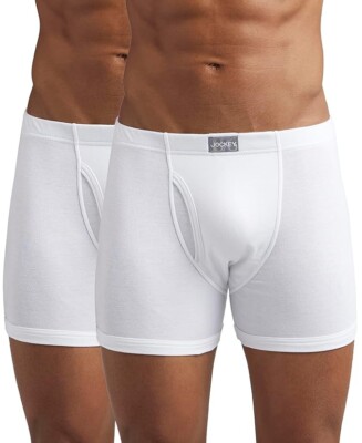 専用　2パック Jockey 8008 Men's Super Combed Cotton Rib Solid Boxer Brief | eBay