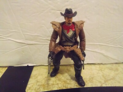  Vintage Chap Mei Wild West Cowboy 4 Inch Figure ( With Quick Draw Action)