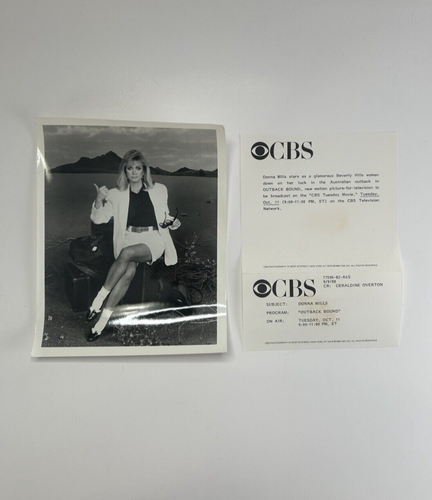 Vintage Donna Mills Press Photo Black and White Unframed TV Memorabilia - Picture 3 of 10