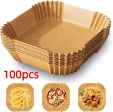 100PCS Air Fryer Disposable Paper Liners, 6.3In Round Air Fryer Parchment Paper