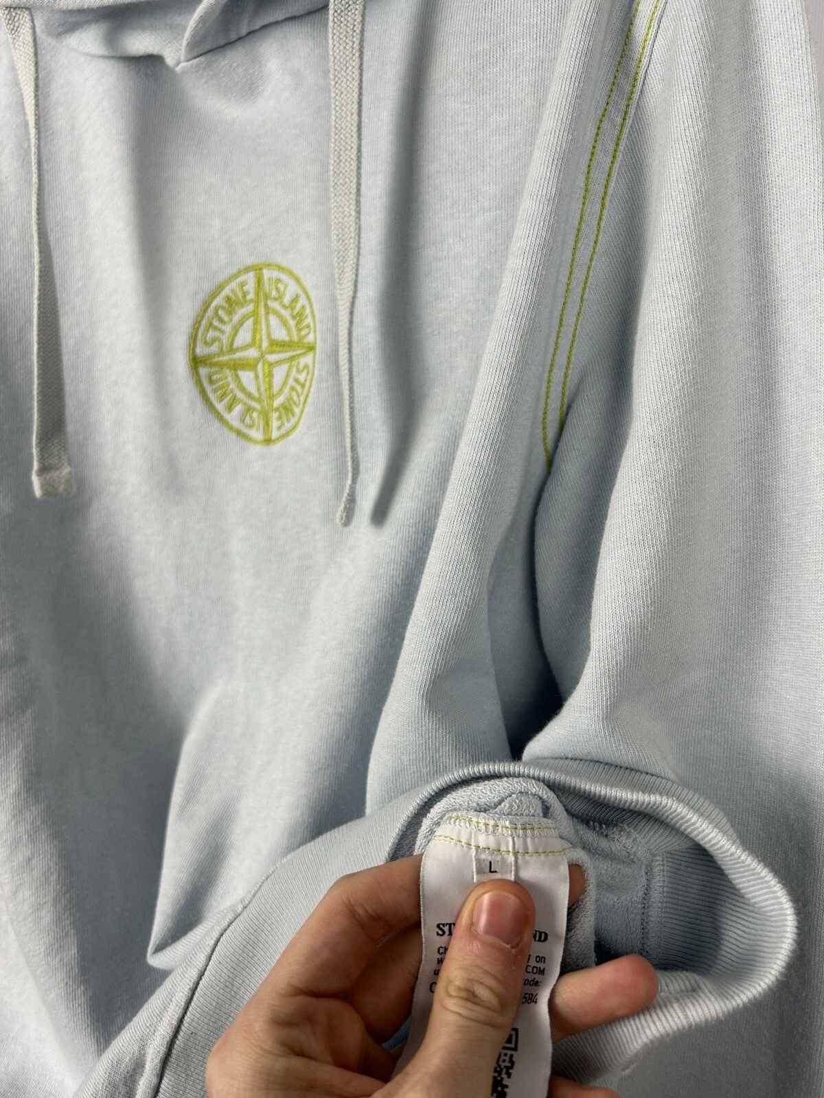 Grey Stone Island Hoodie