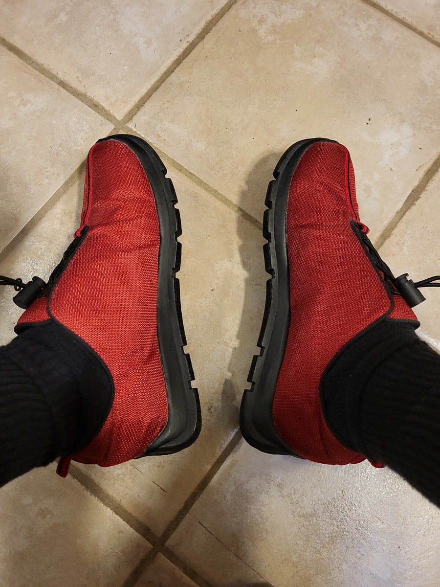 80s~90s Carole Little ベロア 総柄 ベスト ユーロ y2k Vintage 90s Y2K Lower East Side Chunky Red Sneakers Shoes