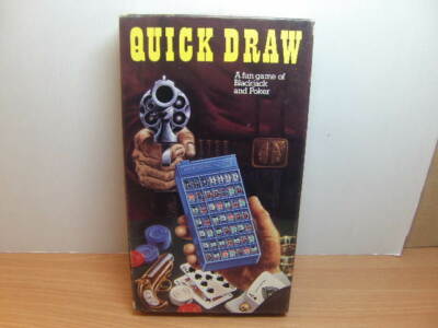 Mind-Movers London England Quick Draw Fun Game of Blackjack and Poker 1974