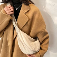 Crescent Crossbody Bag Hobo Sling Shoulder Bag Purse Casual Dumpling Bag Fashion