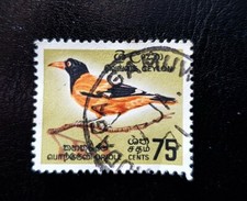 Sello Ceilán 75c | 1966 pájaros | Usado 