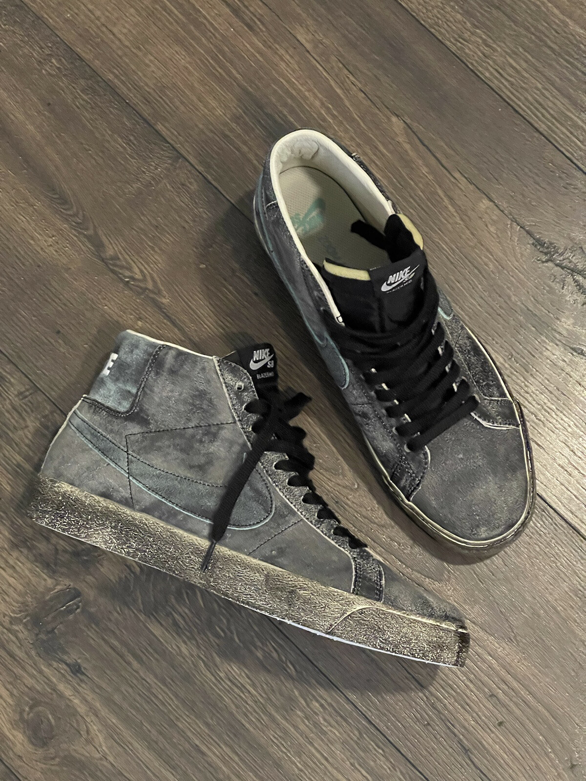 11- Nike Blazer Mid Faded Black New | eBay