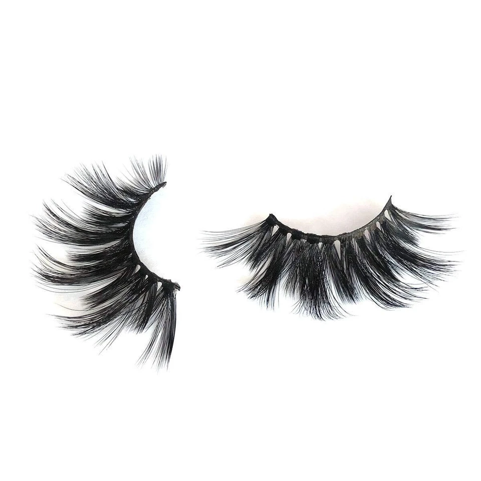 25mm Lashes, Dramatic 6D Faux Mink Lashes, Fluffy Volume Eyelashes,Thick Crossed - Image 2 of 4