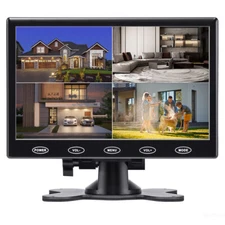Portable Monitor 7 inch LCD Display Screen with AV VGA HDMI Input Screen for PC