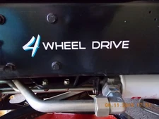 DECAL (4 WHEEL DRIVE)  FITS TORO JOHN DEERE JACOBSEN WORKMAN TRUCK GATOR