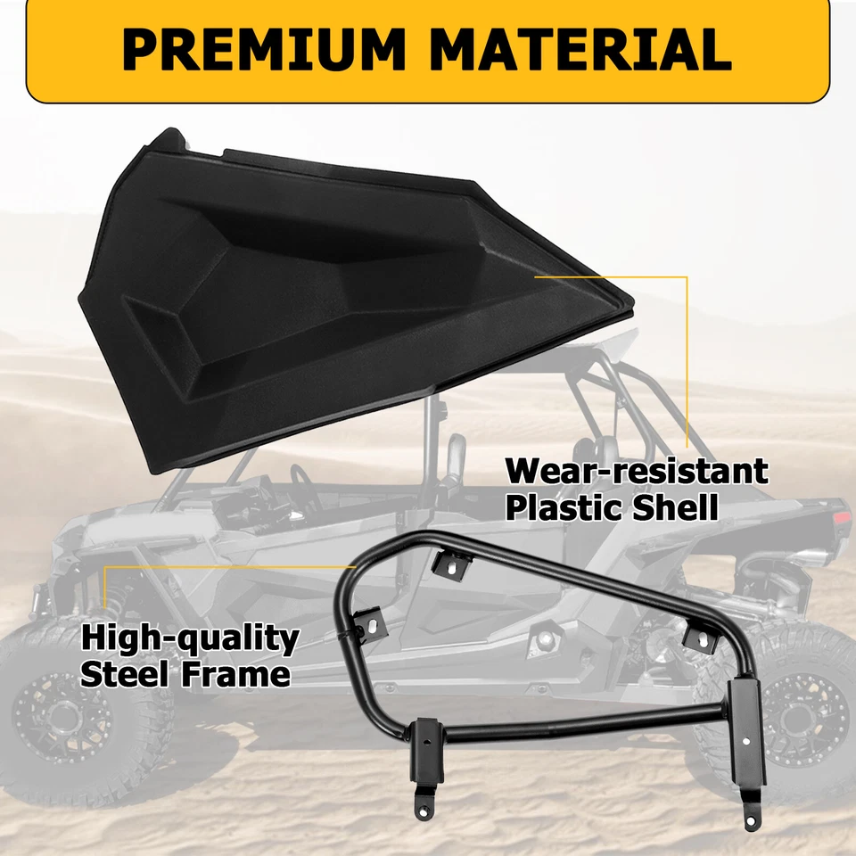 Insertos de panel de puertas medias inferiores para Polaris RZR S 4 900/RZR XP 4 1000 2014-2023 Foto 4 de 4