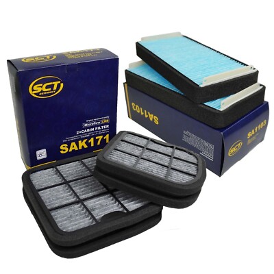 Innenraumfilter Filtersatz SCT SA1103 +  SAK171 für Mercedes W210 S210 W220 C215