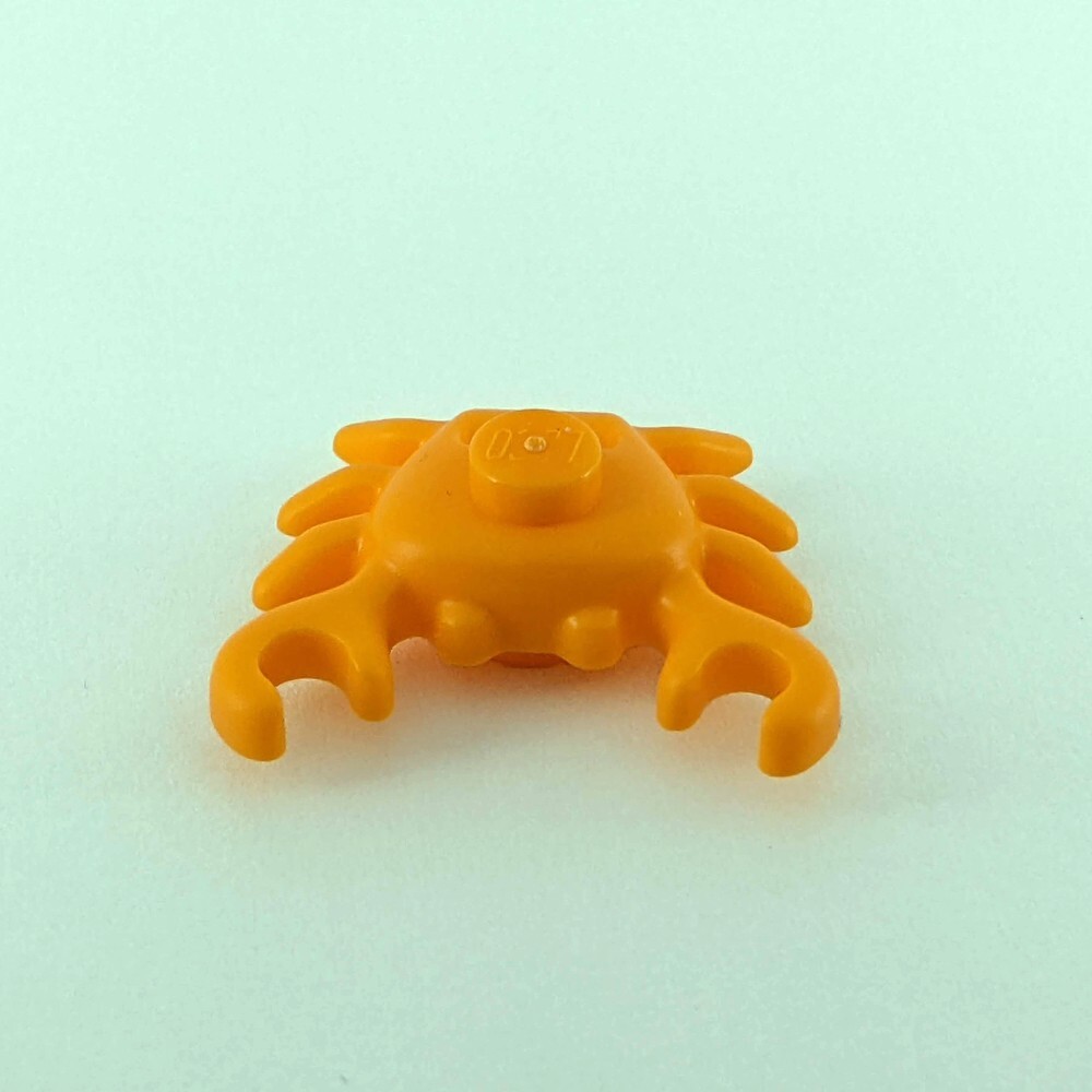 Orange Lego Crab - Brand New Lego Part - Minifigure Scale